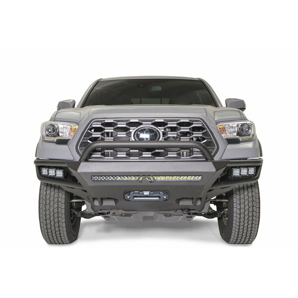 Fab Fours BUMPER TRUCK FRONT Direct Fit Mounting Hardware Included With PreRunner Guard With Winch Mount TB16-02-1